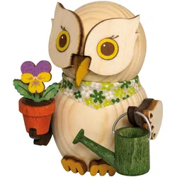 Kuhnert, Deko Figuren + Skulpturen, Deko "Mini Eule" - Wahl aus versch. Varianten - Handarbeit aus Holz