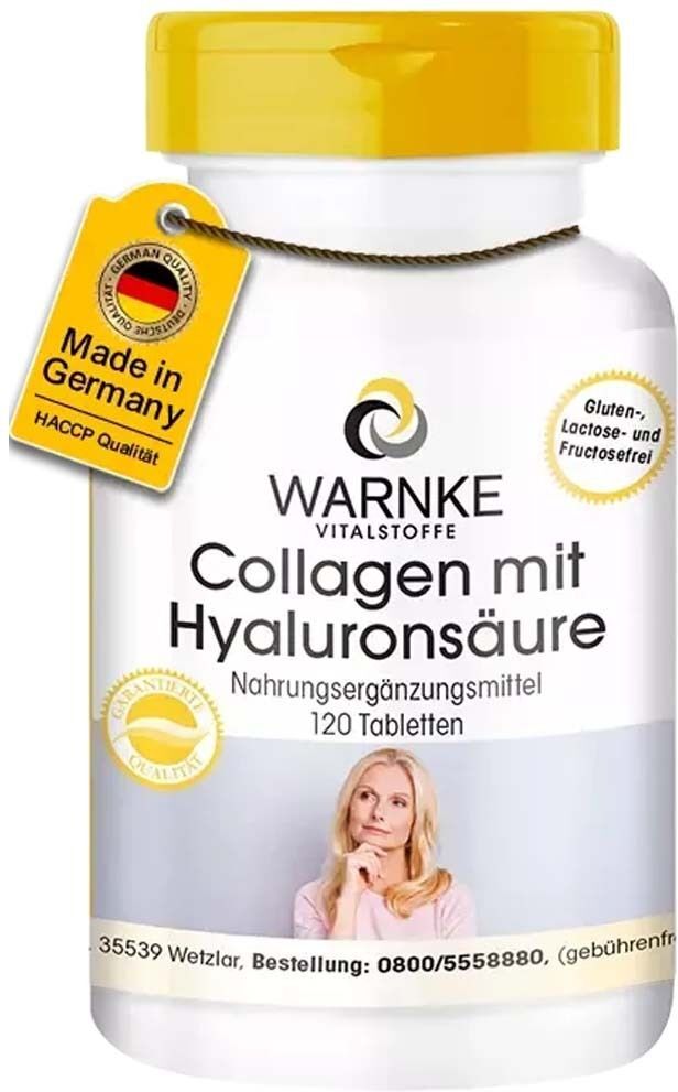 WARNKE Collagen MIT Hyaluronsäure Tabletten 120 St