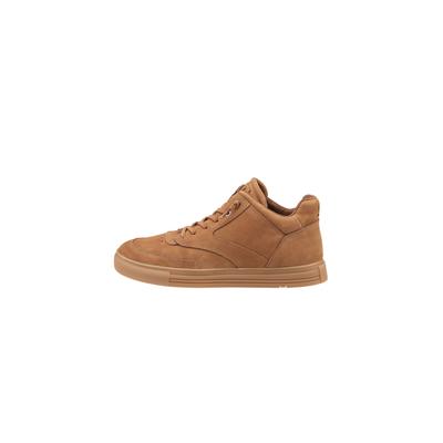 Sneaker LLOYD "ARENA", Herren, Gr. 44, braun, Leder, unifarben, Basic, Schuhe Sneaker, mit herausnehmbarem Fußbett