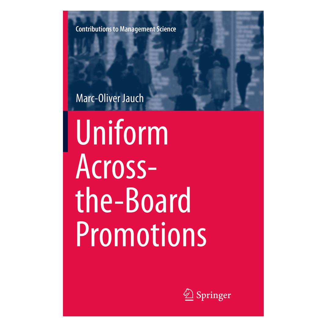 Springer Uniform Across-the-Board Promotions (Englisch, Softcover, Marc-Oliver Jauch) (55846311)