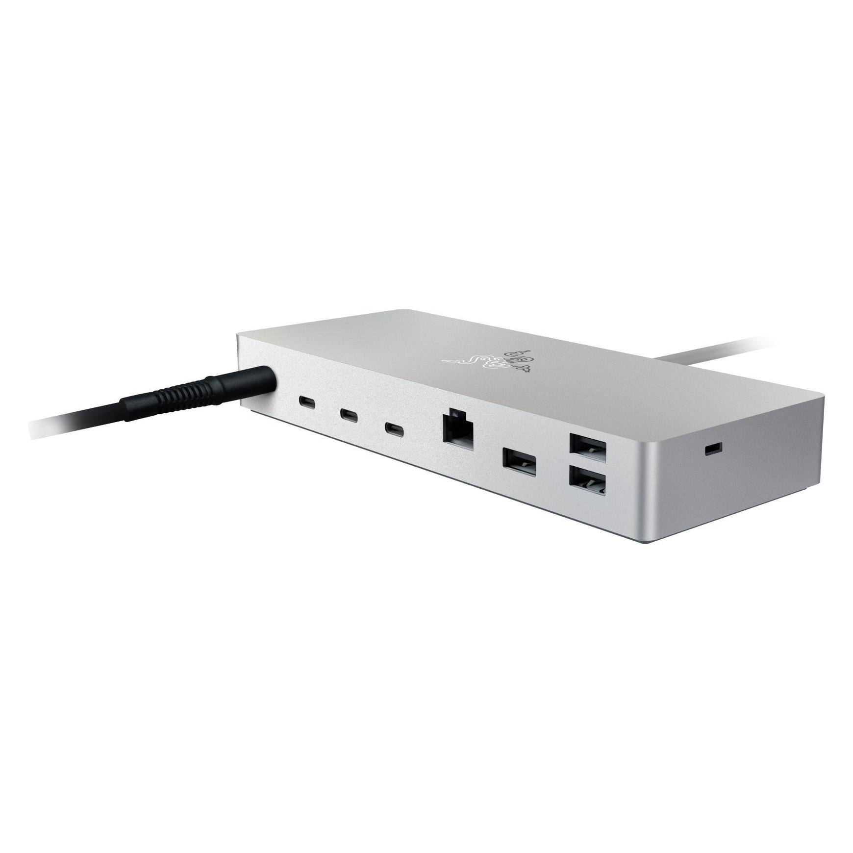 Razer Thunderbolt 4 Dock Mercury Edition (Thunderbolt, 10 Ports) (RC21-01690200-R3G1)