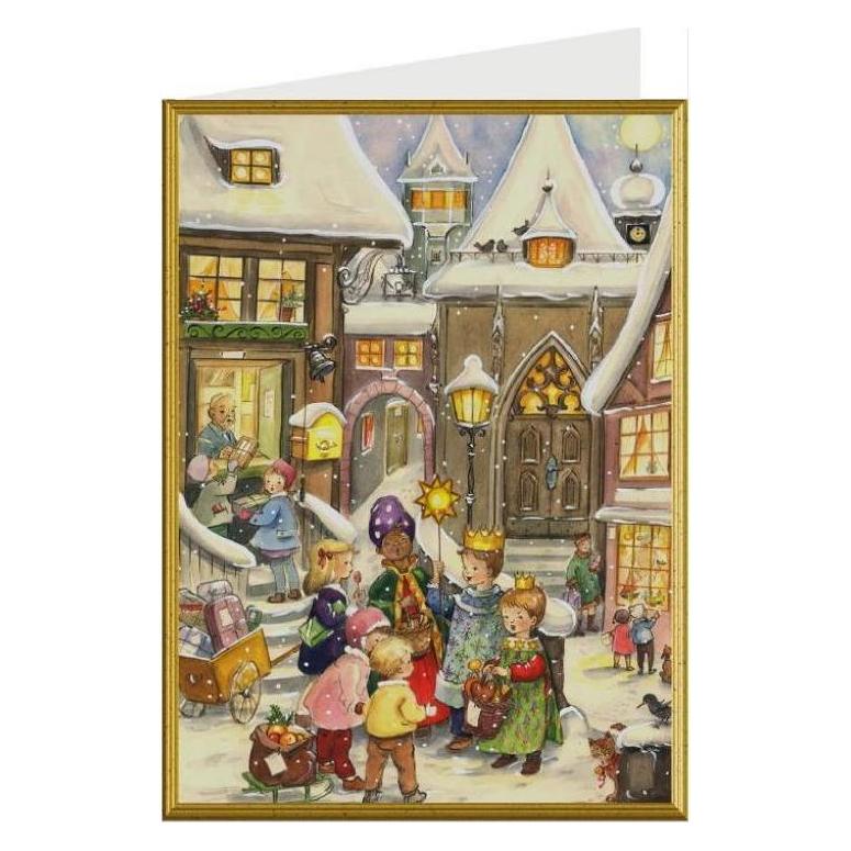 Richard Sellmer 99018 - Weihnachtskarte - Sternen-Singer (99018)