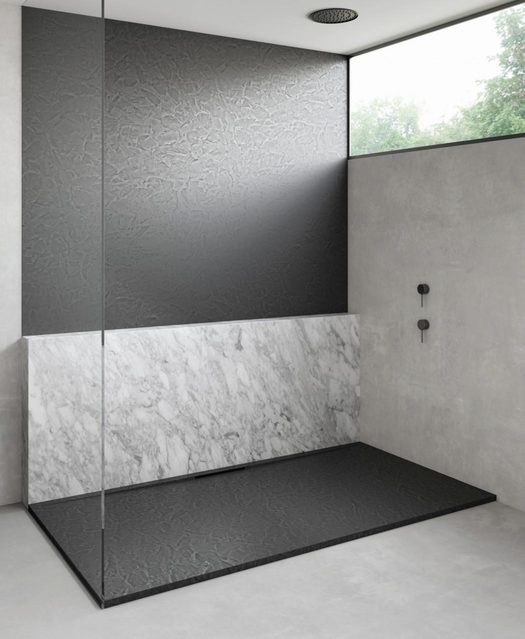 Fiora Duschwanne Trace, Struktur Venezia, 1000X700X24 STV10070