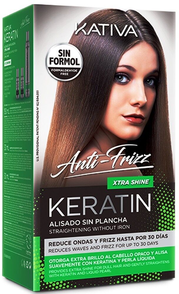 Kativa Kit Anti-Frizz Xtra Shine Straightening ohne Eisen 30 Tage 1