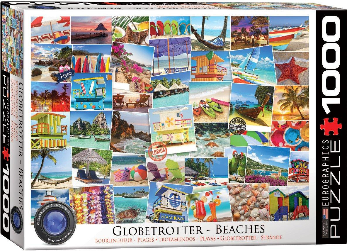 Eurographics Globetrotter Puzzel Landschap met Strandthema, 1000 stukjes