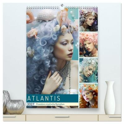 Atlantis. Poseidons mystische Nymphen (hochwertiger Premium Wandkalender 2027 DIN A2 hoch), Kunstdruck in Hochglanz