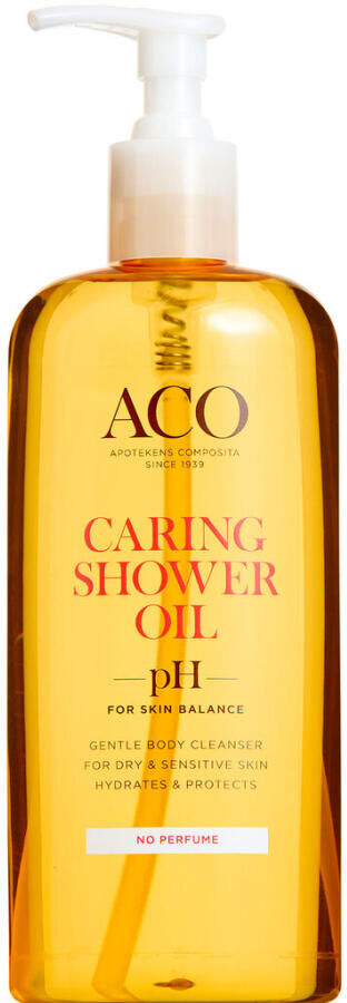 ACO Caring Shower Oil Uden Parfume 400 ml
