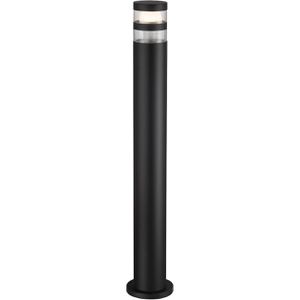 Nordlux Wegeleuchte Birk, schwarz, mit 230 V Netzstrom, Pollerleuchte, E27-Fassung, IP44 Spritzwasserschutz, Höhe 80cm