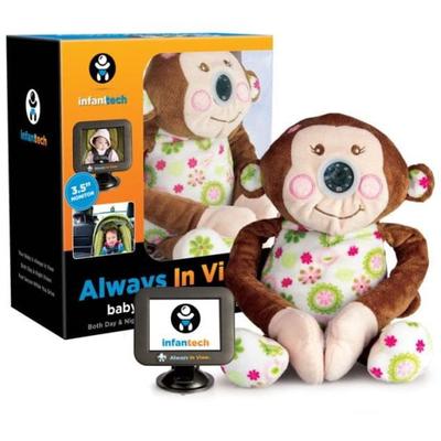 InfantTech Always in View Baby Monitor for Cars - Monkey