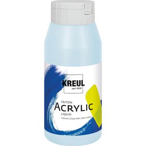 Kreul Acrylfarben 17044 Triton Acrylic Liquid, himmelblau hell, 750ml