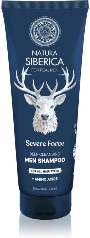 Natura Siberica Arctic Wild Severe Force shampoing purifiant pour homme 200 ml