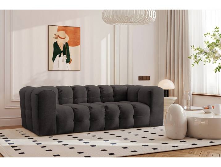 Kaiser Möbel 3-Sitzer Sofa BALOO, stoff Moly und Arena, modern, pflegeleichter Chenille-Stoff, Water-Repellent-Technologie
