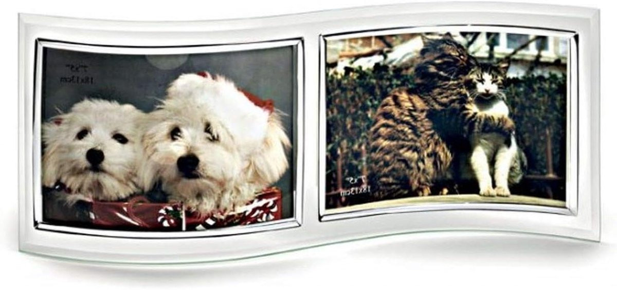 Fotolijst Dubbel Glas met Zwevend Effect - Transparant - 9x13 cm