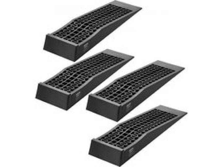 VEVOR Rampe de voiture, 4 PCs, rampe d'accès portable à profil bas pour voiture, capacité de 9072 kg, hauteur de levage de 65 mm, pour vidange, inspection et réparation de véhicule à châssis bas