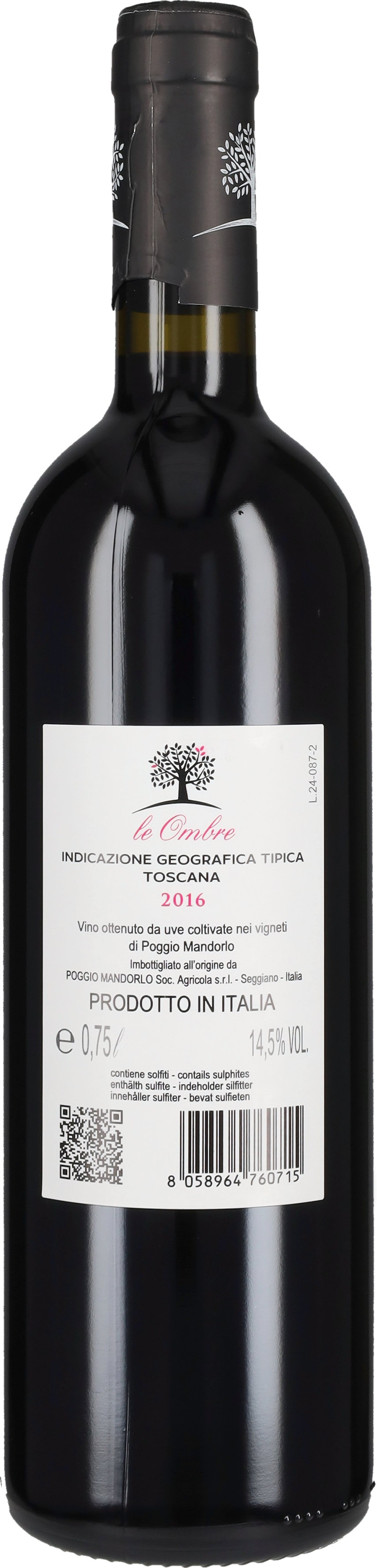 'Le Ombre' Poggio Mandorlo 2016