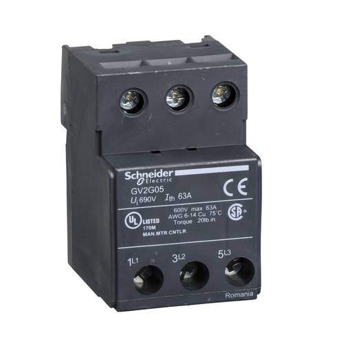 Schneider Electric GV2G05 Anschlussblock für Sammelschienen Anschlusseinheit 1St.
