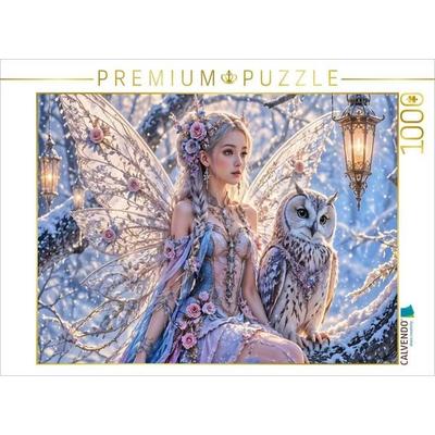 CALVENDO Puzzle Die Freiheitsfee - Freiheit auf Eulenflügeln | 1000 Teile Lege-Größe 64x48cm Foto-Puzzle für glückliche Stunden