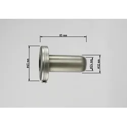 Shark Performance  dB-Absorber Standard Ø32 mm Schraube außen/unten Kopf 65 mm