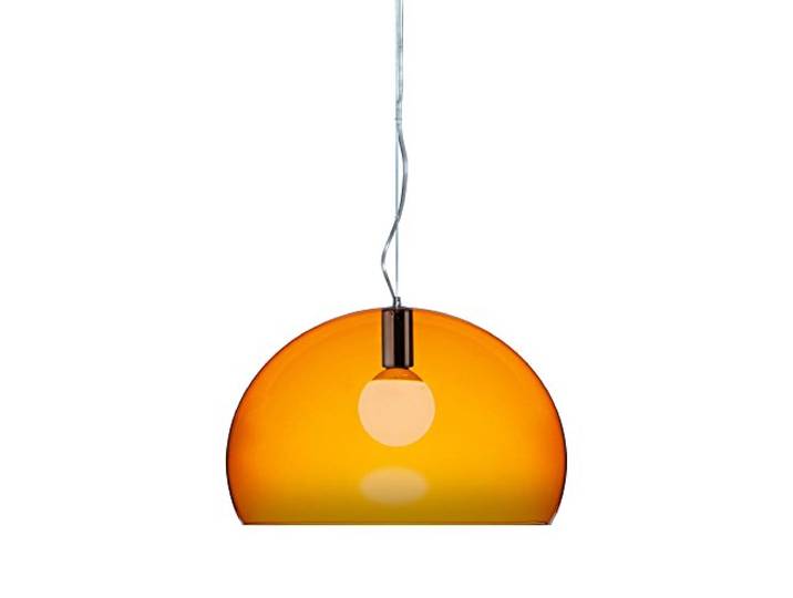 Kartell FL/Y\, Lampe à Suspension\, Orange
