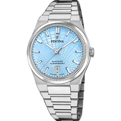 Festina Quarz Herren Nueva i-size F20051/C - blau,silber - 40mm