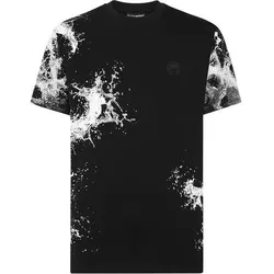 PLEIN SPORT Kurzarm-Rundhals-T-Shirt SPLASH EXTREME, Größe XS in Schwarz 02