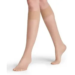 FALKE Damen Strümpfe Da FALKE Seidenglatt KH, Größe 39-42 in Braun 4409