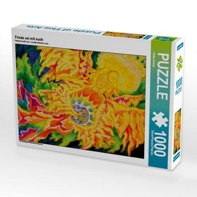 CALVENDO Puzzle Friede sei mit euch | 1000 Teile Lege-Größe 64x48cm Foto-Puzzle für glückliche Stunden