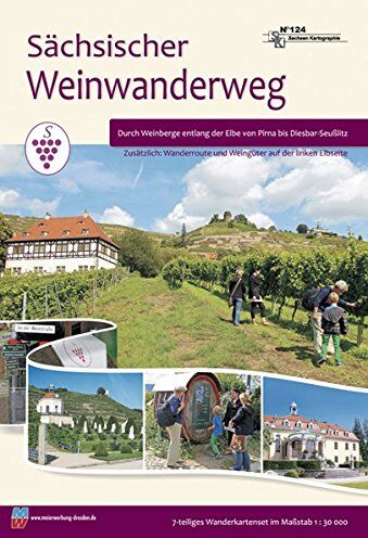Wandertourenführer Sächsischer Weinwanderweg: 7-teiliges Wanderkartenset - Preis vom 10.10.2026 11:48:34 h