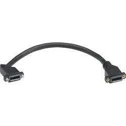 Hager GMDSDP DisplayPort Kabel Buchse-Buchse 0.2m, für Panelmontage D-SUB
