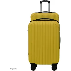 NTK-Collection Hartschalenkoffer 2er-Set Frenzi Gelb, Koffer, Gelb