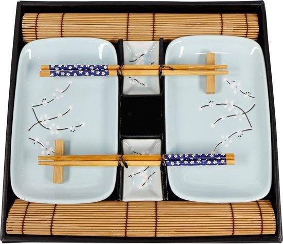Famanu Sushi-set met bekers en schalen
