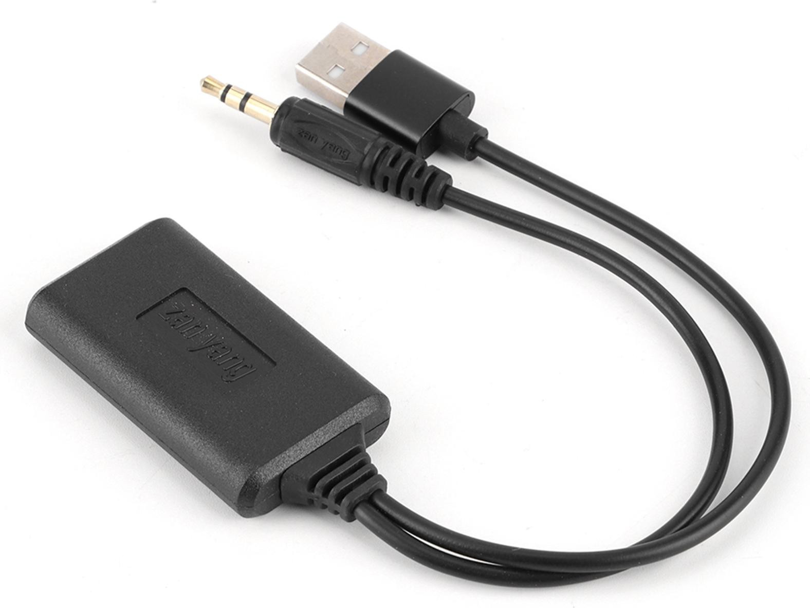 Cocosity Bluetooth audio-ontvanger met 3,5 mm AUX-kabel voor HIFI stereo muziek in de auto