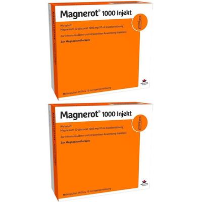 Magnerot 1000 Injekt Ampullen 2x 2x10x10 ml