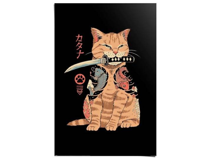 Poster, Vincent Trinidad - catana, Hobbyraum, Bilderdruckpapier, 91,5 x 61