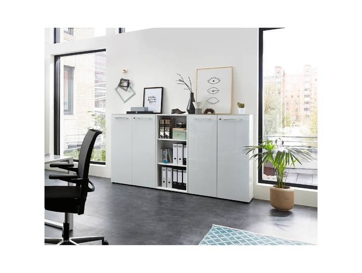 Aktenschrank 120cm Weiß