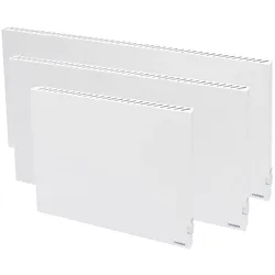 VASNER Konvi Hybrid Infrarotheizung 900 Watt weiß, Hybridheizung Infrarot + Konvektion, integriertes Thermostat mit Drehregler