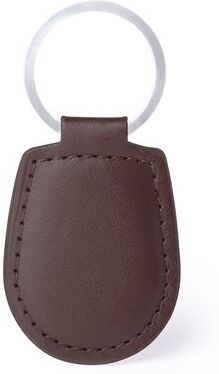 Porte-clés personnalisé Pelcu PU marron