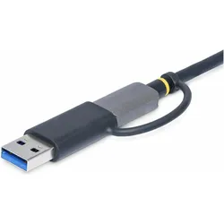 StarTech Fcreadmicro3v2 (USB 3.0, USB-C), Speicherkartenlesegerät, Grau