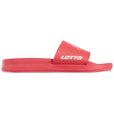 Badesandale LOTTO, Herren, Gr. 38, pink (pink, weiß), Synthetik, clean, Schuhe, - mit bequemem Fußbett