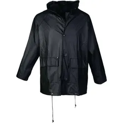 ASATEX PU Regenschutz-Jacke schwarz Größe XXXL - PJC/XXXL/10