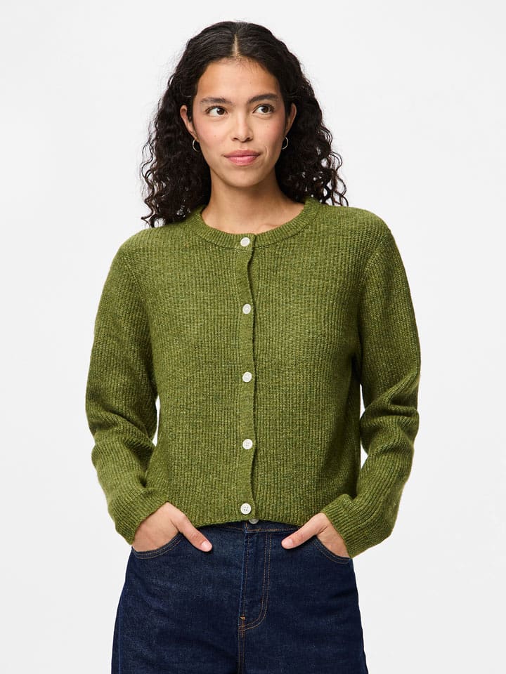 Pieces Cardigan in Grün - S