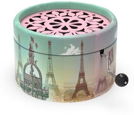 Eiffel is born (La vie en rose) : Boite à musique à manivelle - Belle Lurette