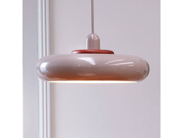 Dyberg Larsen Designer Hängelampe Planet, dimmbar, weiß / opal, für Wohn- / Esszimmer, Metall, Design, Pendelleuchte