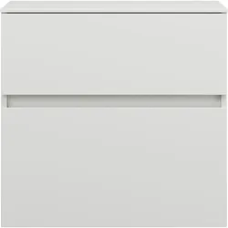 burgbad Lin20 Unterschrank, 2 Auszüge, 600x407x580mm, USIT060F5363, Farbe: Weiß Hochglanz