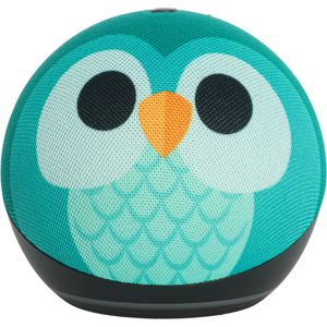 Amazon Amazon Kinder-Musikbox Echo Dot Kids - Eulen-Design, ab 3 Jahre, mit Alexa, für  Music, Apple Music & Spotify