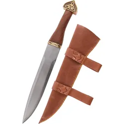 Wikinger Saxmesser mit Lederscheide