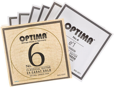 Optima No.6 Gold Strings Carbon High