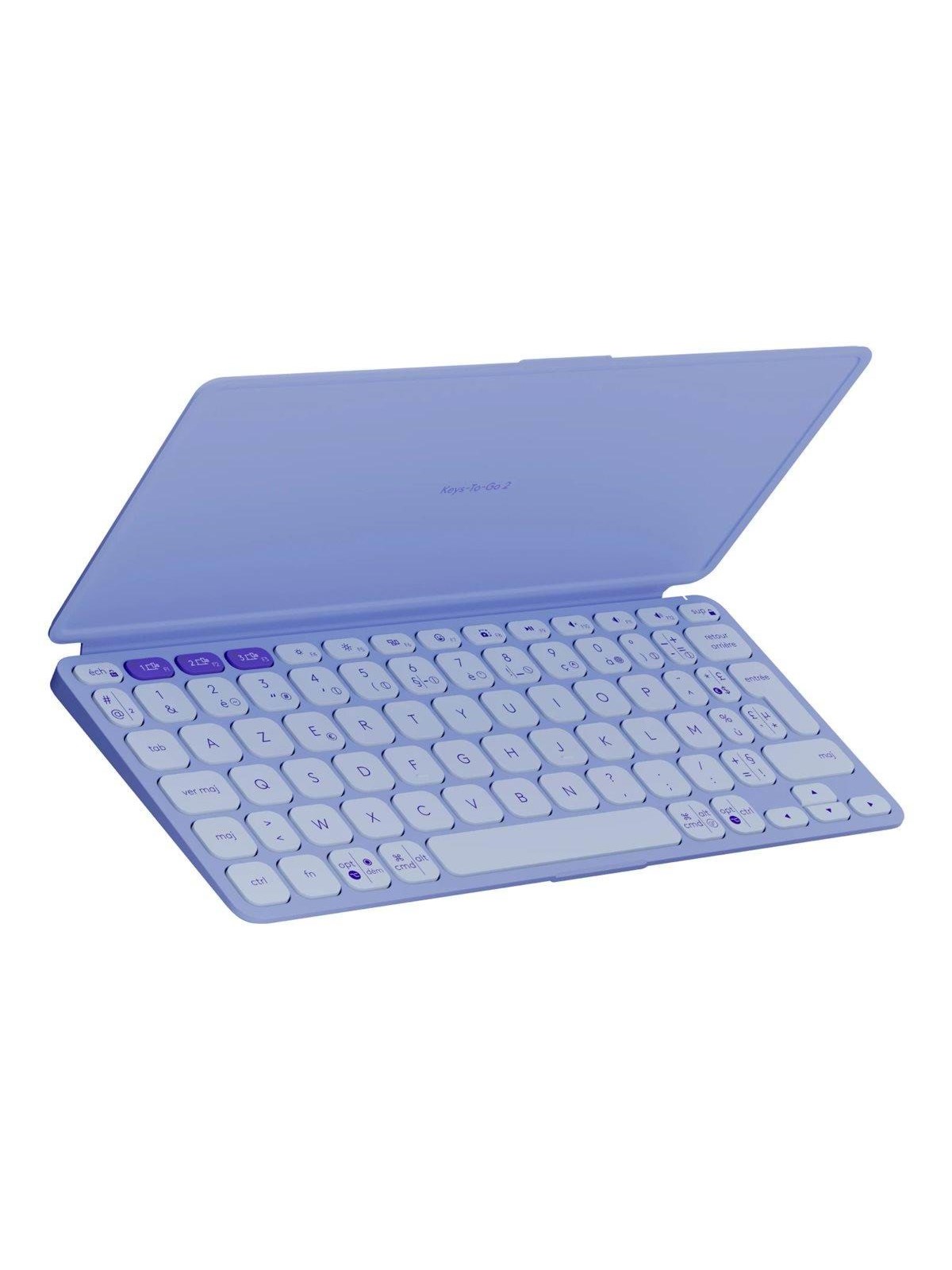 Logitech Keys-To-Go 2 - Tastatur - Französisch - Lila