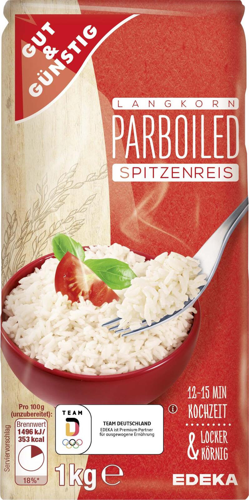 GUT&GÜNSTIG Parboiled Reis 1,0 kg 1477854008