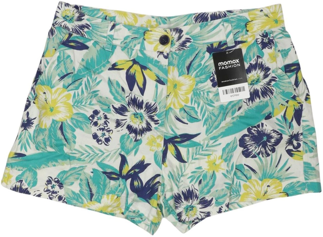 People Tree Damen Shorts, Mehrfarbig, Gr. M (UK 10), Baumwolle - Second Hand